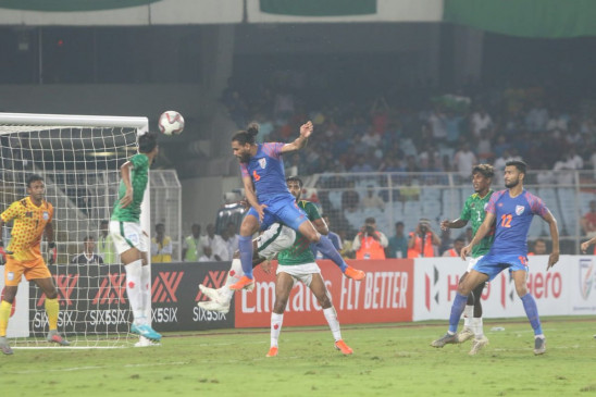 FIFA 2022  क्वालीफायर: आदिल के गोल की मदद से भारत ने बांग्लादेश के साथ खेला ड्रा