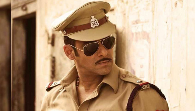 दबंग 3 के लिए सलमान ने गाया गाना, सोशल मीडिया पर किया शेयर दबंग 3 के लिए सलमान ने गाया गाना, सोशल मीडिया पर किया शेयर
