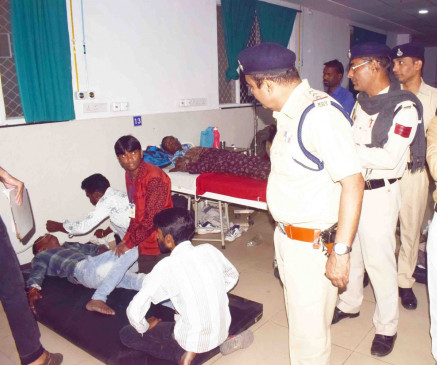 The woman was being tortured and tortured, when the police called the police station, she started committing vomiting