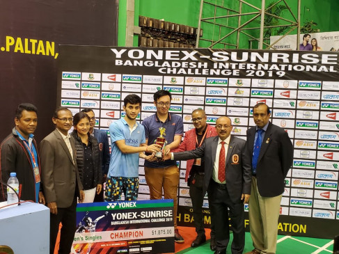 लक्ष्य ने जीता बांग्लादेश इंटरनेशनल चैलेंजर टूर्नामेंट, इस साल यह उनका पांचवां खिताब