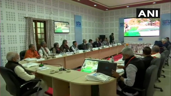 PM मोदी की अध्यक्षता में अविरल-निर्मल गंगा पर मंथन जारी, CM योगी भी मौजूद
