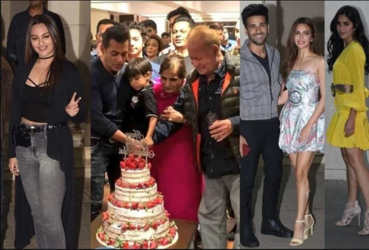 सलमान ने परिवार और दोस्तों संग काटा बर्थडे केक, वीडियो वायरल