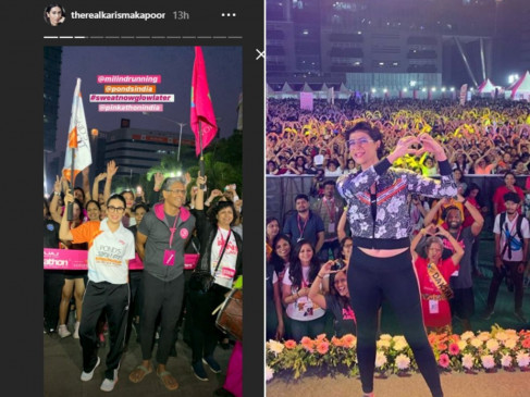 ताहिरा कश्यप, करिश्मा कपूर ने पिंकथॉन में महिलाओं की हौसला आफजाई की