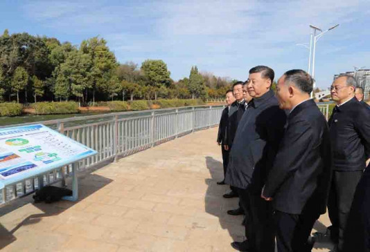 China: President visits Yunnan Province