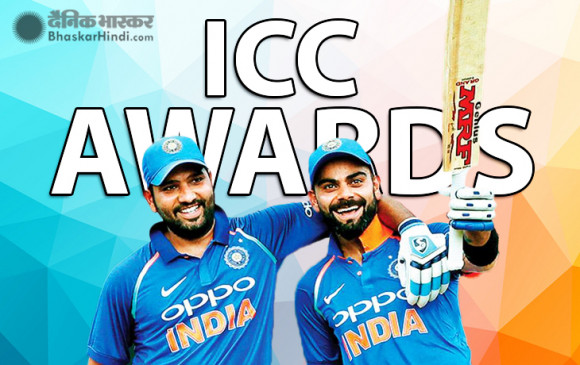 ICC AWARDS: रोहित पहली बार बने वनडे क्रिकेटर ऑफ द ईयर, कोहली को टेस्ट और वनडे टीम का कप्तान चुना