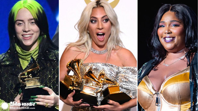 Grammy Awards 2020 : 18 साल की बिली को 5 ग्रैमी, लेडी गागा ने भी जीते दो अवॉर्ड, पढ़िए पूरी लिस्ट Grammy Awards 2020 : 18 साल की बिली को 5 ग्रैमी, लेडी गागा ने भी जीते दो अवॉर्ड, पढ़िए पूरी लिस्ट