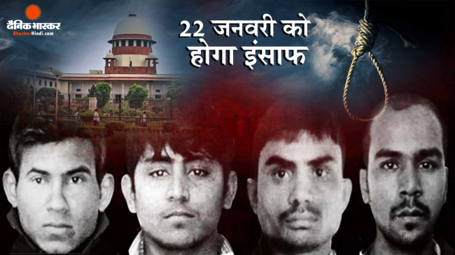 फैसला: निर्भया गैंगरेप के दोषियों का डेथ वारंट जारी, 22 जनवरी को सुबह 7 बजे होगी फांसी