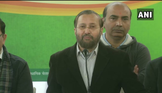 दिल्ली में सीएए विरोधी हिंसा के लिए आप, कांग्रेस जिम्मेदार : जावड़ेकर