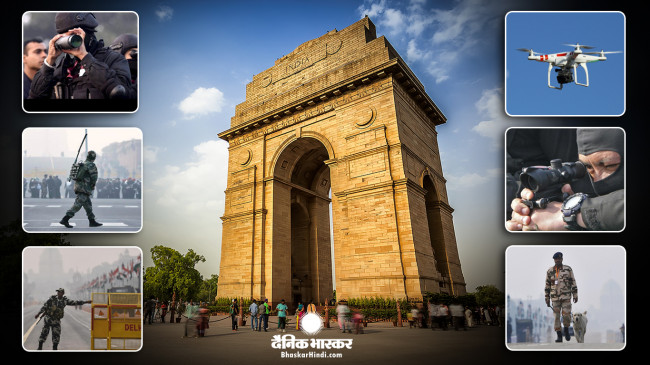 Republic Day 2020: गणतंत्र दिवस पर आसमान से लेकर जमीन तक कड़ी सुरक्षा Republic Day 2020: गणतंत्र दिवस पर आसमान से लेकर जमीन तक कड़ी सुरक्षा