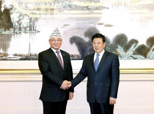 State Counselor of China meets Nepals Interior Minister