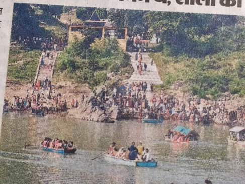 Development of Narmada banks is not happening, Pipa Bridge gets entangled in rain