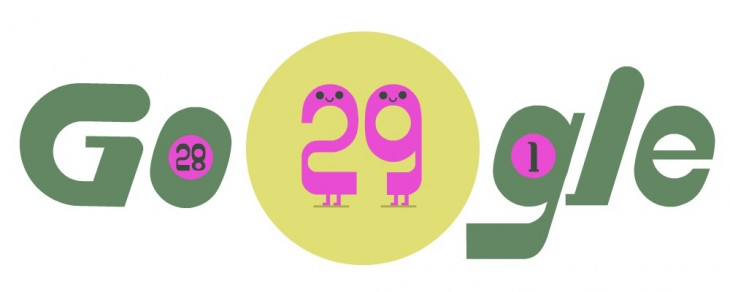 Google celebrates leap year by making doodles