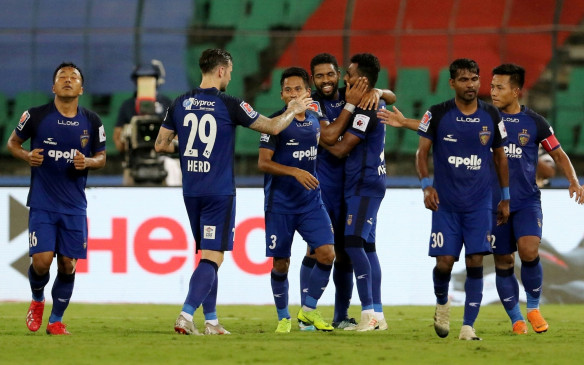 ISL-6 (Semi-1, 1st leg): Chennai beat Goa 4-1