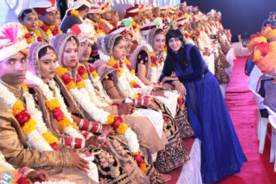 राजस्थान : 47 दिव्यांग जोड़े वैवाहिक बंधन में बंधे
