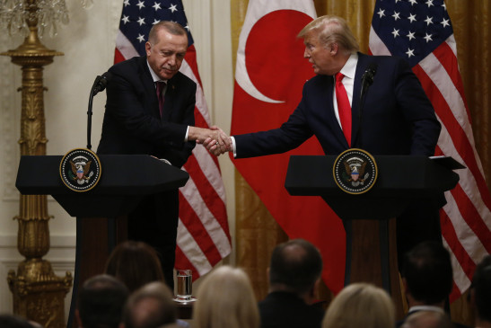 Trump talks to Erdogan over phone on Syria issue