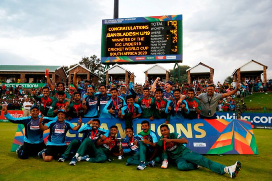 U-19 WC Final: बांग्लादेश पहली बार बना चैंपियन, भारत को तीन विकेट से हराया