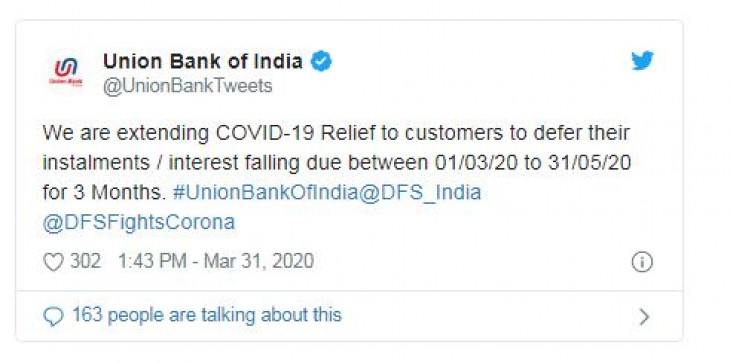 EMI Moratorium: इन बैंकों ने अपने ग्राहकों को दी राहत, तीन महीने नहीं दी लोन की किश्त तो नहीं लगेगा फाइन EMI Moratorium: इन बैंकों ने अपने ग्राहकों को दी राहत, तीन महीने नहीं दी लोन की किश्त तो नहीं लगेगा फाइन