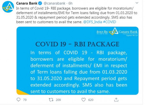 EMI Moratorium: इन बैंकों ने अपने ग्राहकों को दी राहत, तीन महीने नहीं दी लोन की किश्त तो नहीं लगेगा फाइन EMI Moratorium: इन बैंकों ने अपने ग्राहकों को दी राहत, तीन महीने नहीं दी लोन की किश्त तो नहीं लगेगा फाइन
