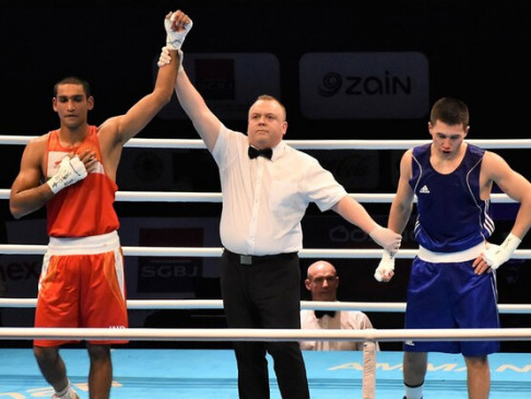 Boxing Olympic qualifiers: आशीष कुमार क्वार्टर फाइनल में पहुंचे, ओलिंपिक टिकट से एक जीत दूर