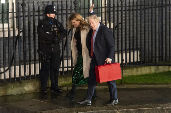 British PM Johnsons partner Symonds pregnant, announces engagement