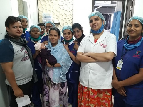 Born ahead of time, the medical team named Baby Fighter