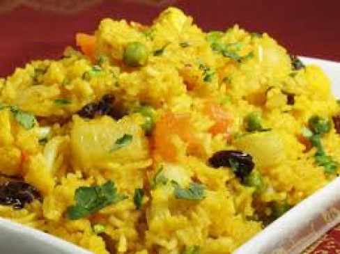Only spice rice is given for lunch and dinner