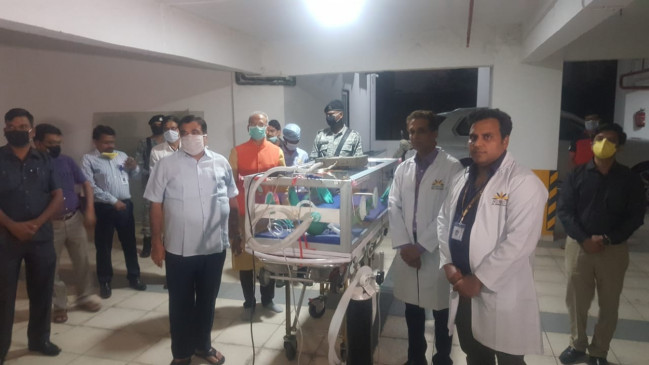 Safety shield made to prevent infection of corona patients
