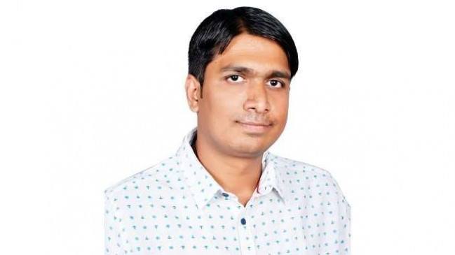 Vinay Dubey has contested assembly elections from Varanasi on NCP ticket