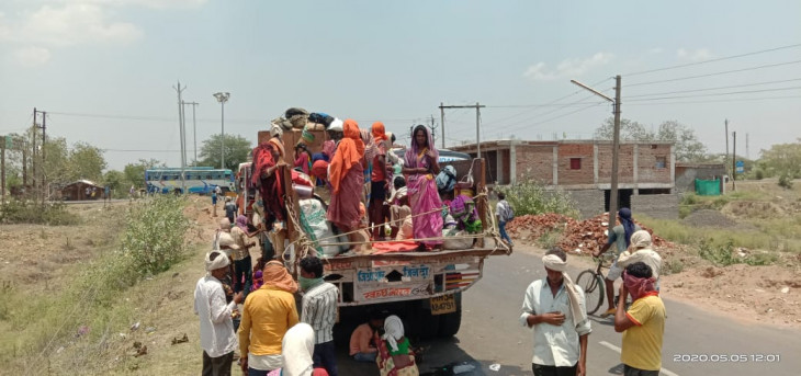164 workers loaded in three trucks - police seized vehicles on bowing border, driver arrested