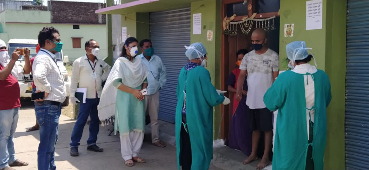 Dead body from Nagpur, administration oblivious - Quarantine to families after funeral, MLA included