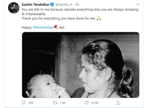 Happy Mother's Day: क्रिकेटर्स ने ऐसे दी मदर्स डे पर बधाई, सचिन बोले- आपने मेरे लिए जो भी किया, उसके लिए शुक्रिया Happy Mother's Day: क्रिकेटर्स ने ऐसे दी मदर्स डे पर बधाई, सचिन बोले- आपने मेरे लिए जो भी किया, उसके लिए शुक्रिया
