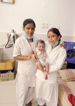 Shaurya was nursing his mothers mother, found unborn in unclaimed condition