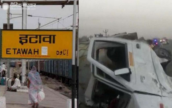 उत्तरप्रदेश: इटावा में दर्दनाक हादसा, ट्रक और पिकअप की भिड़ंत में 6 किसानों की मौत उत्तरप्रदेश: इटावा में दर्दनाक हादसा, ट्रक और पिकअप की भिड़ंत में 6 किसानों की मौत