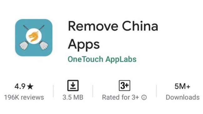 App: Remove China Apps को गूगल ने प्ले स्टोर से हटाया, कुछ ​दिनों में हुआ था जबदस्त डाउनलोड