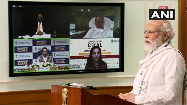 Live Update PM Narendra Modi addresses launching of auction of 41 coal mines Coronavirus Atmanirbhar Bharat आत्मनिर्भर भारत: PM बोले- कोरोना संकट ने दिया आत्मनिर्भर बनने का सबक, देश आयात को करेगा कम