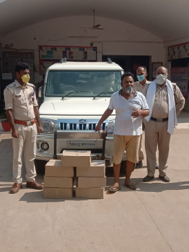 7 cases of alcohol seized from Bolero, one arrested