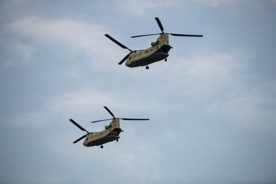 Air Force sends Mi-17 helicopter to deal with locusts