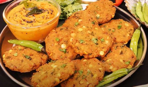 Breakfast: क्रिस्पी मसाला वड़ा बनाएं इंस्टेंट चटनी के साथ, जानें रेसिपी