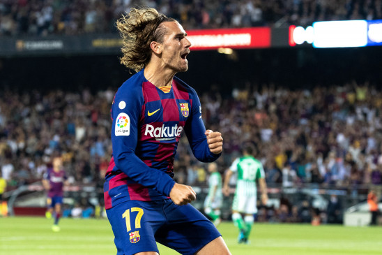 FC Barcelona club striker Antoine Griezmann injured
