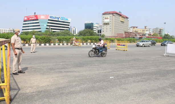 Full lockdown in Corona affected areas of Gurugram