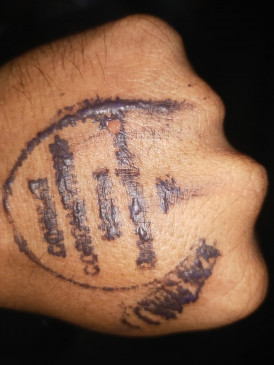 Home quarantine seal ink replaced at station