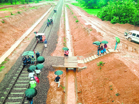 Trains will run on broad gauge as soon as operations are regular Trains will run on broad gauge as soon as operations are regular