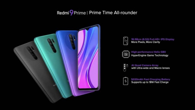 Xiaomi launches affordable Redmi 9 Prime in India