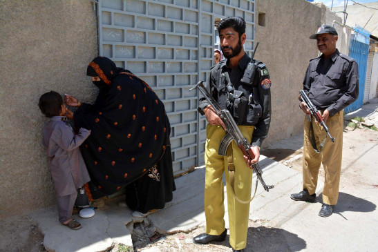 72 cases of polio reported in Pakistan this year