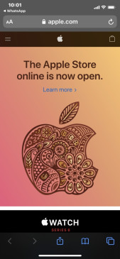 Apples first exclusive online store launch in India