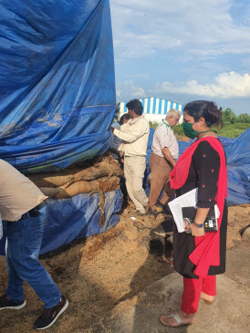 FCI team came from Bhopal to check the quality of rice, 61 samples from 5 godowns