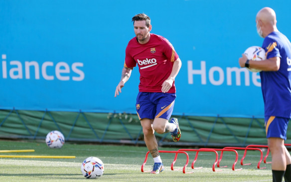 Relief to Barcelona, Lionel Messi returned to training