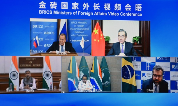 Wang Yi Attends Video Meeting Of Foreign Ministers Of BRICS Countries
