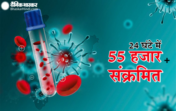 Coronavirus India: देश में कोरोना संक्रमितों का आंकड़ा 77 लाख के पार, 24 घंटे में आए 55 हजार केस Coronavirus India: देश में कोरोना संक्रमितों का आंकड़ा 77 लाख के पार, 24 घंटे में आए 55 हजार केस