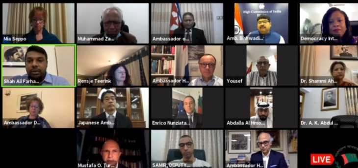 Diplomats praised Hasina for competent and prudent leadership